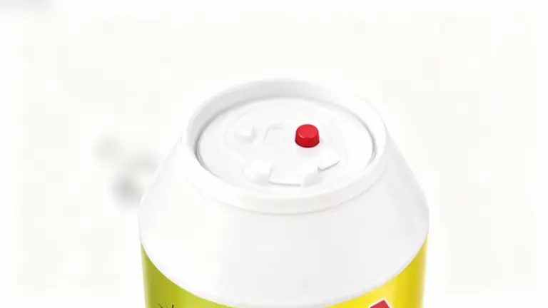 Dettaglio di un flacone spray con tappo bianco e ugello rosso